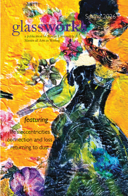 A cover of the Glassworks literary magazine.